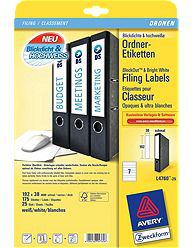 Avery L4760-25 etichetta per stampante Bianco 