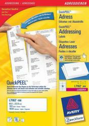 Avery L7162-100 etichetta per corrispondenza Bianco 