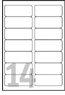 Avery Clear Address Label - Laser - L7563 Trasparente 