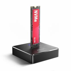Axagon ADSA-M2C11 docking station per unità di archiviazione USB 3.2 Gen 2 [3.1 Gen 2] Type-C Nero 