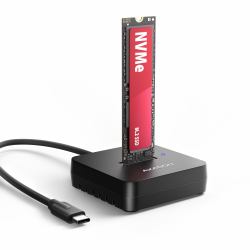 Axagon ADSA-M2C11L docking station per unità di archiviazione USB 3.2 Gen 2 [3.1 Gen 2] Type-C Nero 
