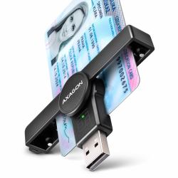 Axagon CRE-SMPA lettore di card readers Interno USB USB 2.0 Nero 
