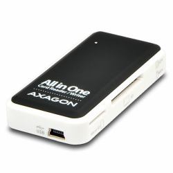 Axagon CRE-X1 lettore di schede USB 2.0 Nero, Bianco 