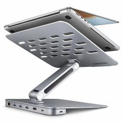 Axagon HMC-STND supporto per laptop Argento 43,9 cm [17.3"] 