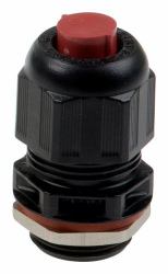 Axis 01843-001 pressacavo Nero, Rosso 