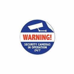 Axis Surveillance Sticker [pack of 50] sticker decorativi Blu, Rosso, Bianco 