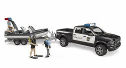 BRUDER RAM 2500 Pick-up polizia con modulo L + S 