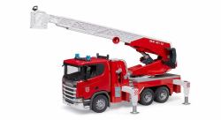 BRUDER Autocarro pompieri Scania Super 560R con scala girevole 