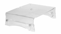 BakkerElkhuizen Q-riser 110 61 cm [24"] Scrivania Trasparente 