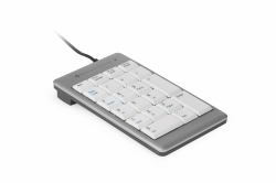 BakkerElkhuizen UltraBoard 955 Numeric tastierino numerico PC USB Grigio chiaro, Bianco 