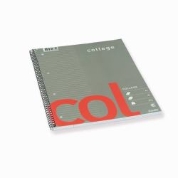 Bantex Col quaderno per scrivere A4+ 70 fogli Grigio, Rosso 