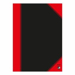 Bantex 100302814 quaderno per scrivere A4 96 fogli Nero, Rosso 