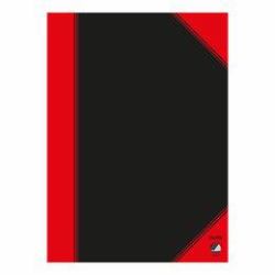 Bantex 100302815 quaderno per scrivere A4 96 fogli Nero, Rosso 