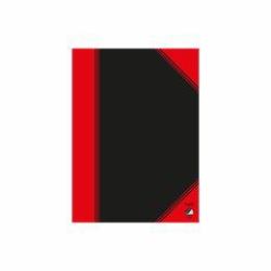 Bantex 100302817 quaderno per scrivere A5 96 fogli Nero, Rosso 