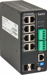 Barox RY-LPITE-802GBTME switch di rete Non gestito L2/L3 Gigabit Ethernet [10/100/1000] Supporto Power over Ethernet [PoE] 