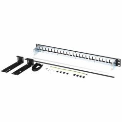 Belden SHIELDED KCONN PATCH - PANEL24-P 1U BLACK - Warranty: 120M