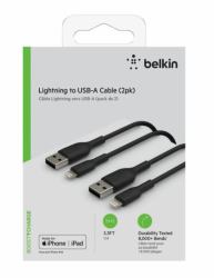 Belkin CAA001BT1MBK2PK cavo Lightning 1 m Nero 
