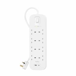 Belkin Connect Bianco 8 presa[e] AC 2 m 