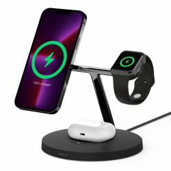 Belkin WIZ017vfBK Cuffie, Smartphone, Orologio intelligente Nero AC Carica wireless Ricarica rapida Interno 
