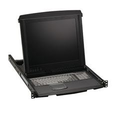 Black Box ServView V console a rack 43,2 cm [17"] 1280 x 1024 Pixel Nero 1U 