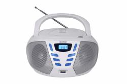 Blaupunkt BB7-WH impianto stereo portatile Digitale 2,4 W FM Grigio Riproduzione MP3 