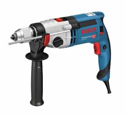 Bosch GSB 24-2 Professional 3000 Giri/min Nero, Blu, Grigio 
