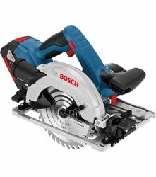 Bosch GKS 18V-57 G Professional 16,5 cm Nero, Blu, Grigio, Rosso 3400 Giri/min 