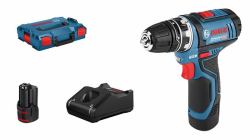 Bosch GSR 12V-15 FC Flex Professional 1300 Giri/min Senza chiave 600 g Nero, Blu 