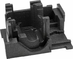 Bosch 1 600 A00 89T accessorio per scatola di conservazione Nero Supporto per strumento 