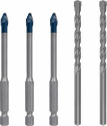 Bosch EXPERT HEX-9 HardCeramic Set di punte per trapano 5 pz 