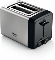 Bosch TAT4P420DE tostapane 2 fetta/e 970 W Nero, Argento 