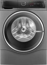 Bosch Serie 8 WNC254AS0 lavasciuga Libera installazione Caricamento frontale Acciaio inox 