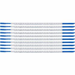 Brady Clip Sleeve Wire Markers - SCN-07-1, Black, White, - Nylon, 300 pc[s], 1.9 mm, 2.4 mm - Warranty: 12M