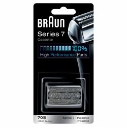 Braun Series 7 70S Testina di Ricambio per Rasoio Elettrico Barba – Compatibile Con I Rasoi . Per Una Rasatura Perfetta Ogni Giorno. Argento 