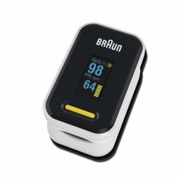 Braun YK-81CEU pulsossimetro Nero, Acciaio inox 