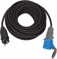 Brennenstuhl Power Extension 25 M Outdoor - Black, Blue - Warranty: 12M