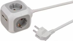 Brennenstuhl Power Extension 1.4 M 4 Ac - Outlet[S] Indoor Grey, White - Warranty: 12M