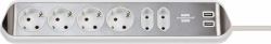 Brennenstuhl Power Extension 2 M 6 Ac - Outlet[S] Indoor Silver, - White - Warranty: 12M