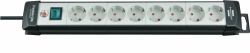 Brennenstuhl 1951580101 prolunghe e multiple 5 m 8 presa[e] AC Interno Nero, Grigio 