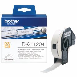 Brother DK-11204 nastro per etichettatrice Nero su bianco 