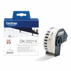 Brother DK-22214 nastro per etichettatrice Nero su bianco 
