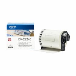 Brother DK-22246 nastro per etichettatrice Nero su bianco 