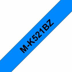 Brother M-K521B nastro per etichettatrice Nero su blu 