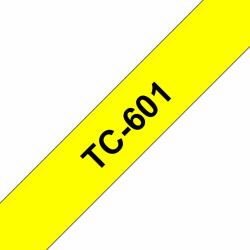 Brother TC-601 nastro per etichettatrice Nero su giallo 