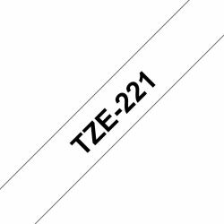 Brother TZE-221 nastro per etichettatrice Nero su bianco 