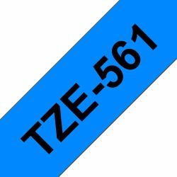 Brother TZE-561 nastro per etichettatrice Nero su blu 