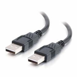 C2G Cavo USB 2.0 da A maschio ad A maschio, 2 m - Nero [6,6 piedi] 
