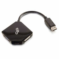 C2G Adattatore da DisplayPort a HDMI/DVI/VGA 