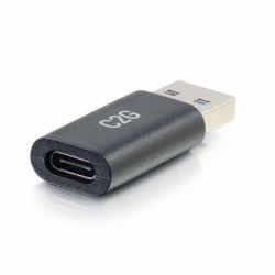 C2G Adattatore convertitore SuperSpeed USB 5 Gbps da USB-C® femmina a USB-A maschio 