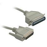 C2G 3m IEEE-1284 DB25/MC36 Cable cavo parallelo Grigio 